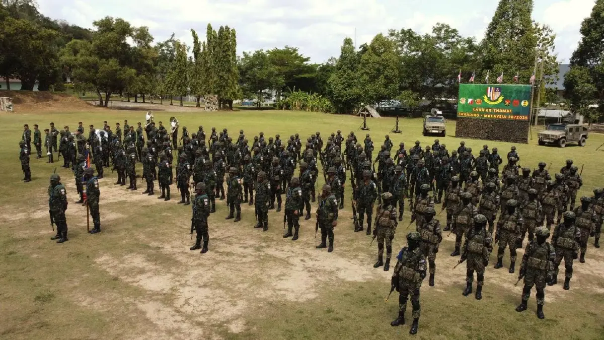 เปิดฉาก ฝึกผสมทางบกไทย-มาเลเซีย ซ้อมรบชายแดน สัมพันธ์แน่นปึ้ก