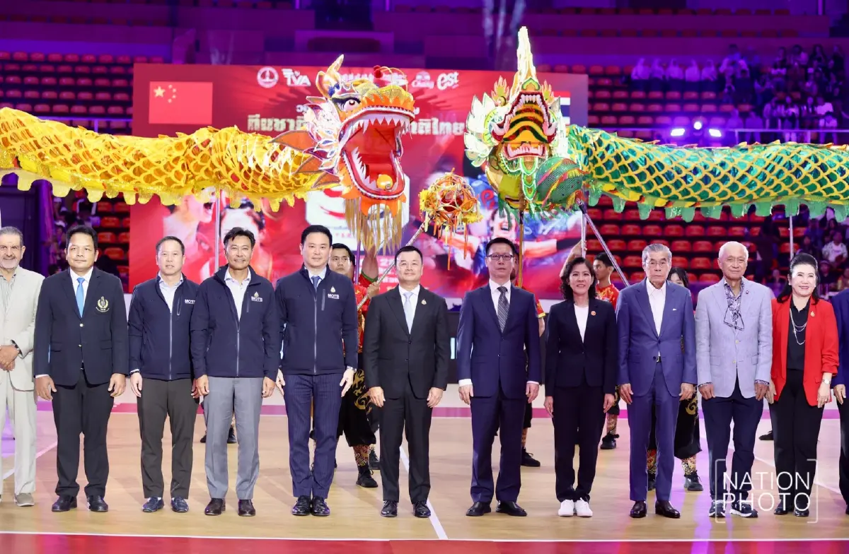 ชื่นมื่น! วอลเลย์บอลหญิงไทย พ่าย จีน 0-3 เซต เกมกระชับมิตรฉลอง 50 ปี