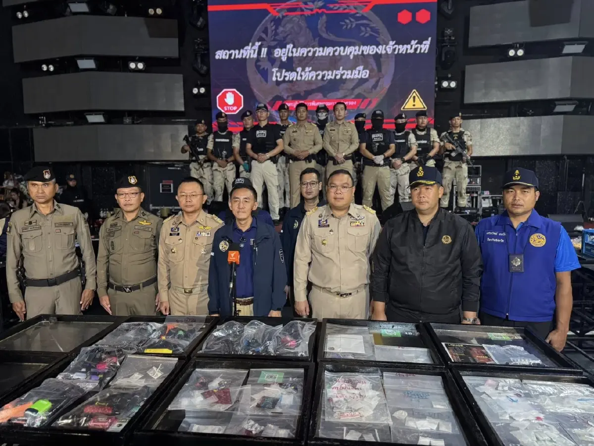 บุกผับดังปทุมธานี นักเที่ยวโกลาหล ตรวจปัสสาวะสีม่วง 173 คน จี้สั่งปิด