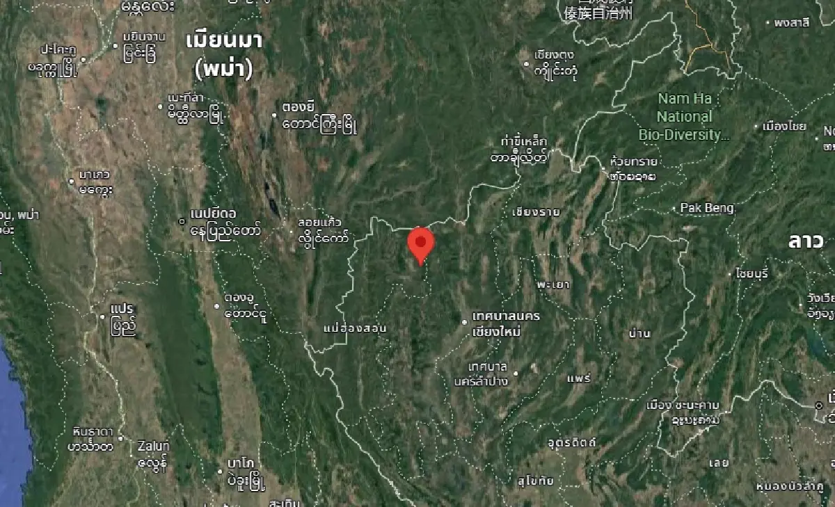 ไทยแผ่นดินไหว 2 ครั้งซ้อนเขย่า จ.เชียงราย-แม่ฮ่องสอน สั่นแรงสุด