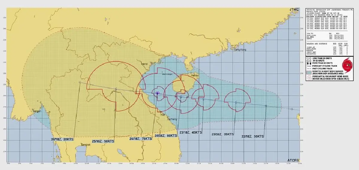 พายุลูกใหม่มาแล้ว เผย ฉ.3 พายุโซนร้อน กระทบไทยฝนตกหนักถึงหนักมาก