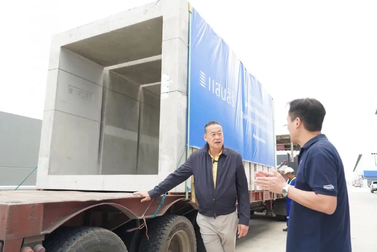 ‘เศรษฐา’ เผย ‘แสนสิริ’ ผลิตบังเกอร์หลบภัยให้คนไทยตามแนวชายแดน