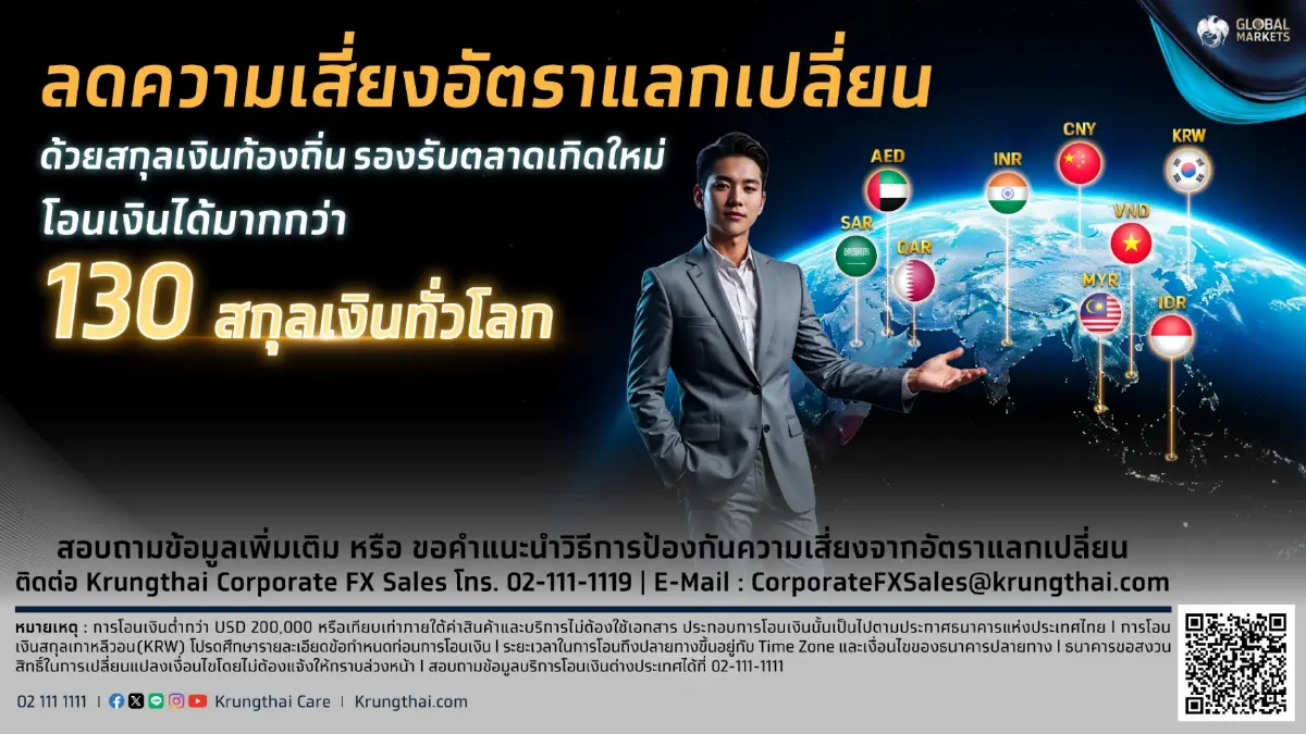 กรุงไทย เสริม 6 โซลูชันการเงิน หนุนธุรกิจฝ่าวิกฤติการค้าโลก