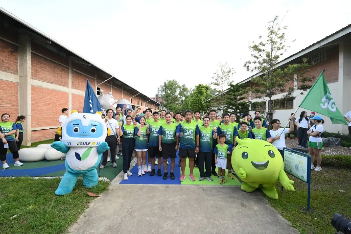 GULF x AIS Playspace Run แลนด์มาร์กใหม่สวนเบญจกิติ ยกระดับคุณภาพชีวิตคนเมือง
