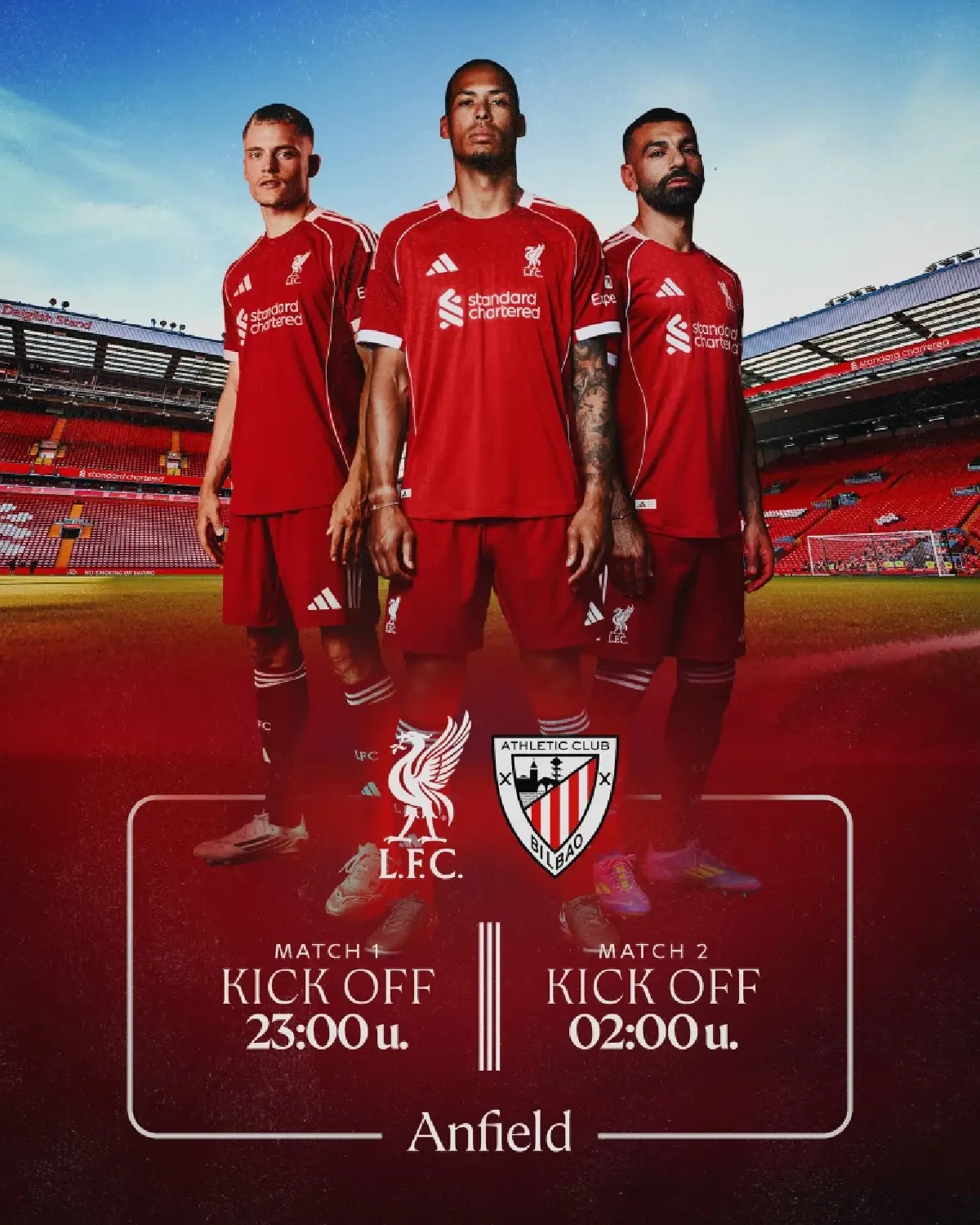 ถ่ายทอดสด 'ลิเวอร์พูล พบ แอธ. บิลเบา' ดูบอลสด นัดกระชับมิตรสโมสร