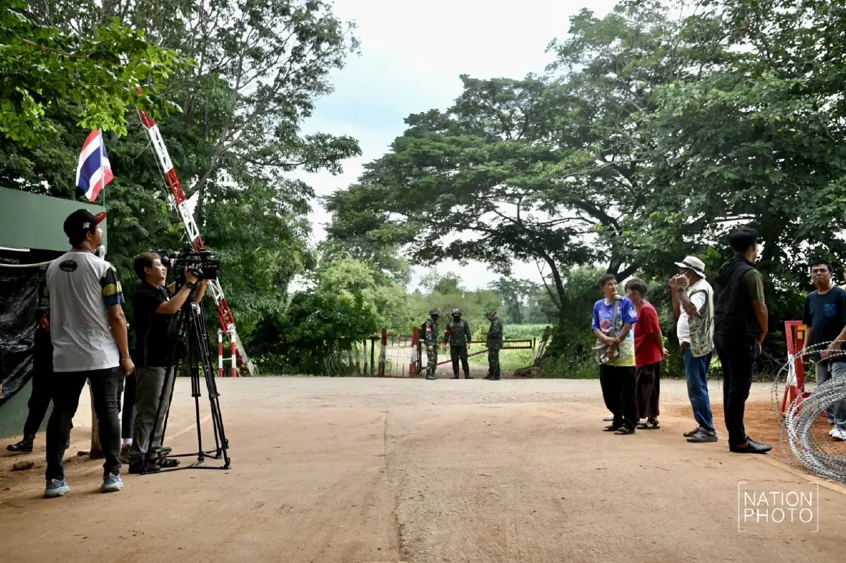 'กฎอัยการศึก' บ้านหนองจาน เช็กล่าสุด สดจากชายแดนไทย-กัมพูชา