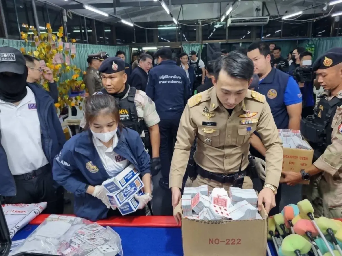 ปราบบ่อนดอนเมือง เงินหมุนเวียน 500 ล้านต่อเดือน จับ 200 นักพนัน