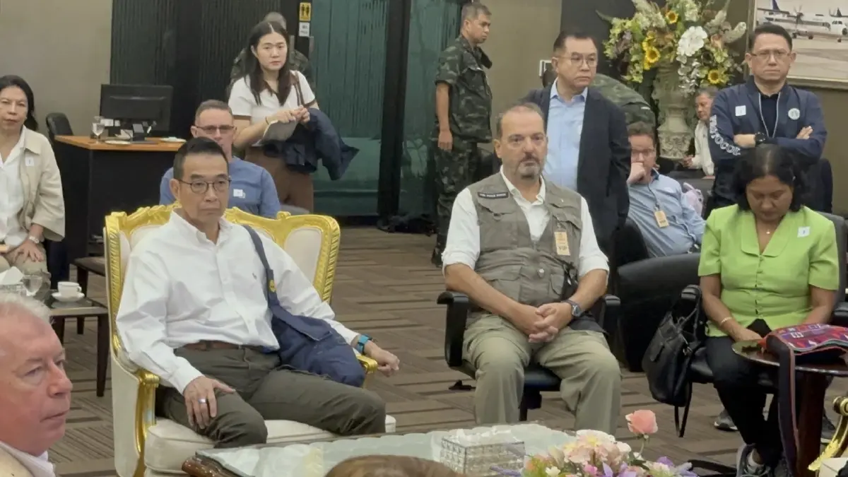 กต. โชว์หลักฐาน 33 คณะทูต จี้ประชาคมโลก กดดันกัมพูชา เก็บกู้ทุ่นระเบิด