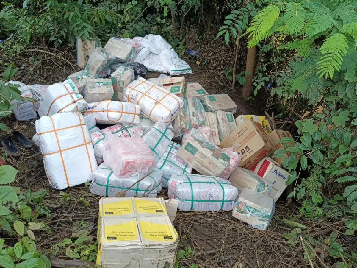 ไหนบอกแบนสินค้าไทย! ทหารยึดเพียบ สินค้าอุปโภค-บริโภค ลักลอบส่งเขมร