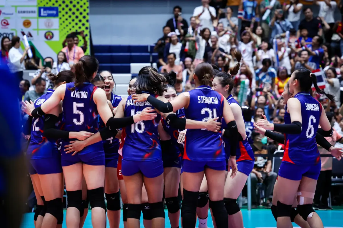ตารางการแข่งขันวอลเลย์บอลหญิง ทีมชาติไทย SEA V League 2025 สนาม 2