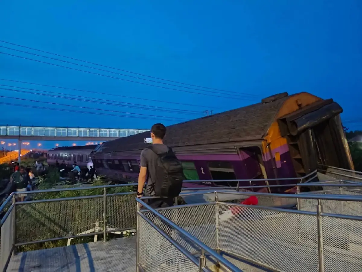 คืบหน้า รถไฟตกราง ข.38 (สุไหงโก-ลก - กรุงเทพอภิวัฒน์) บาดเจ็บอื้อ