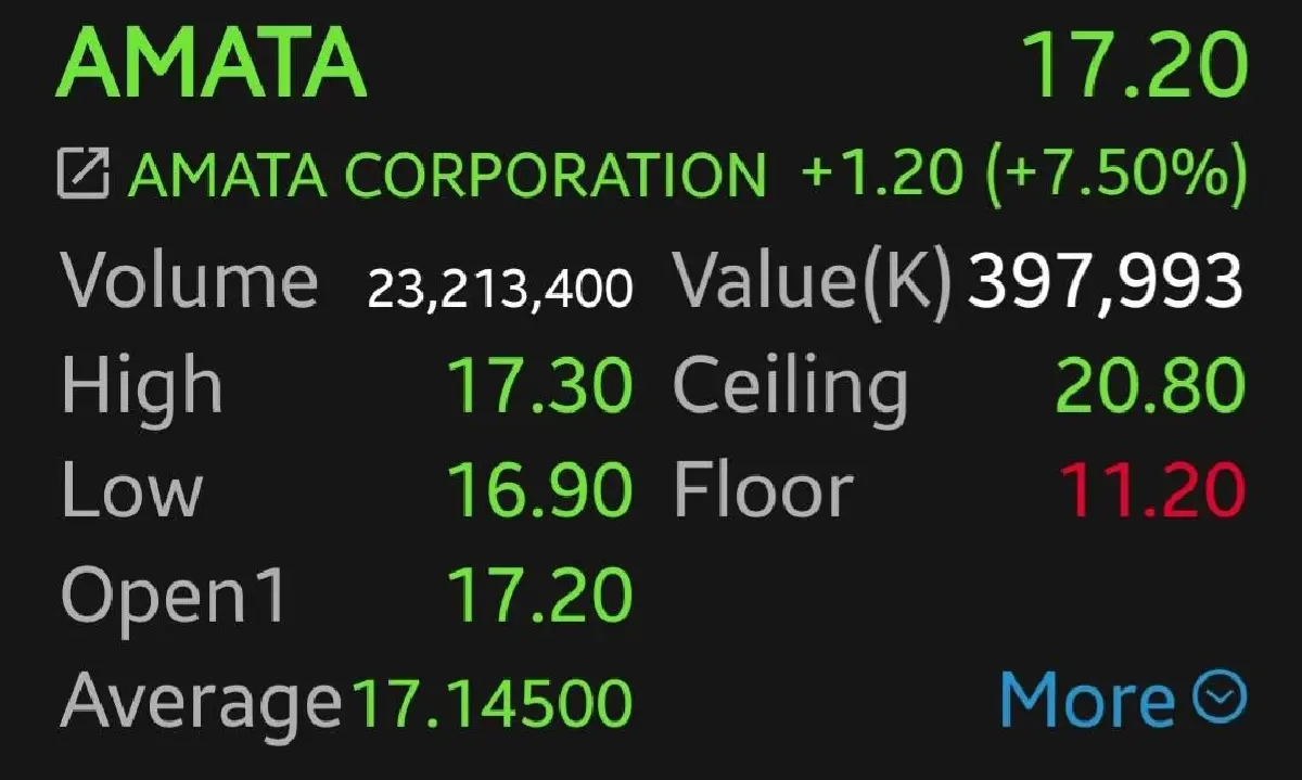 4 หุ้นกลุ่มนิคมฯ กอดคอบวก AMATA-WHA พุ่งนำ 7.50% ตอบรับดีลการค้าไทย-สหรัฐดีกว่าคาด