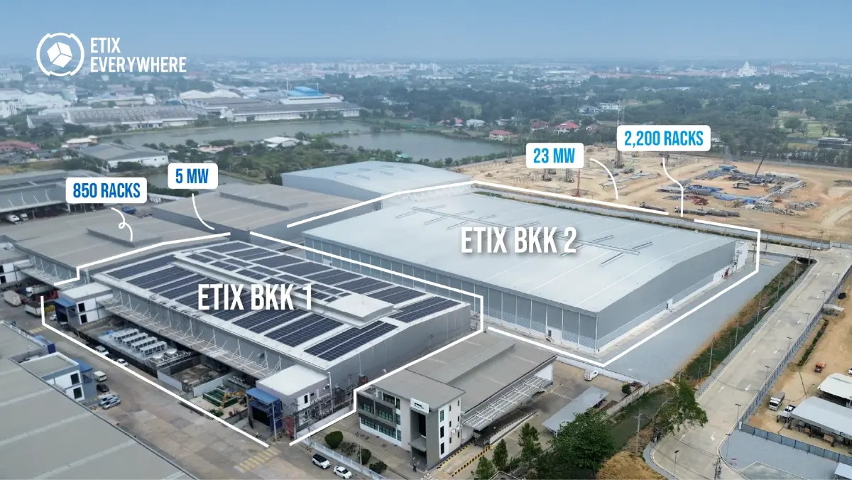 'ETIX' ลุยลงทุนขยายดาต้าเซ็นเตอร์รับดีมานด์ AI พุ่ง