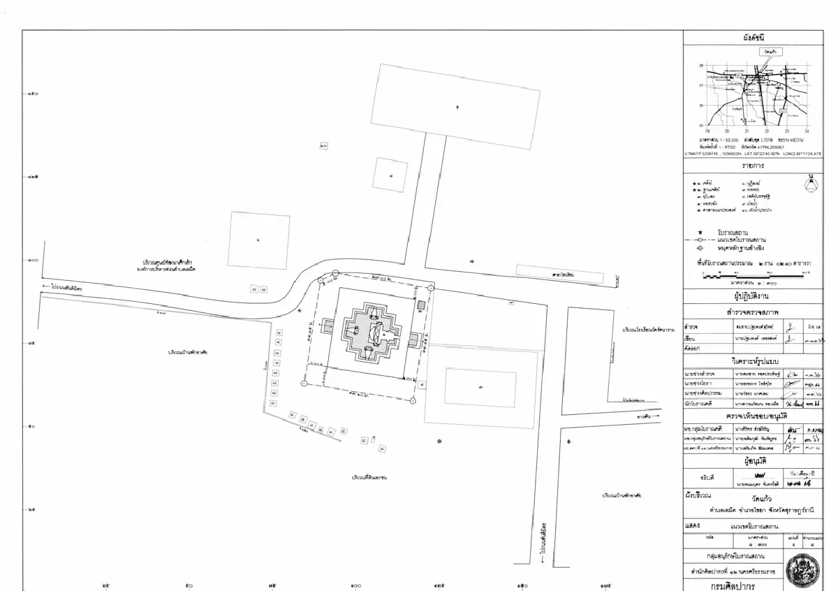 ราชกิจจาฯ ประกาศ กำหนดเขตที่ดินโบราณสถานวัดแก้ว จ.สุราษฎร์ธานี