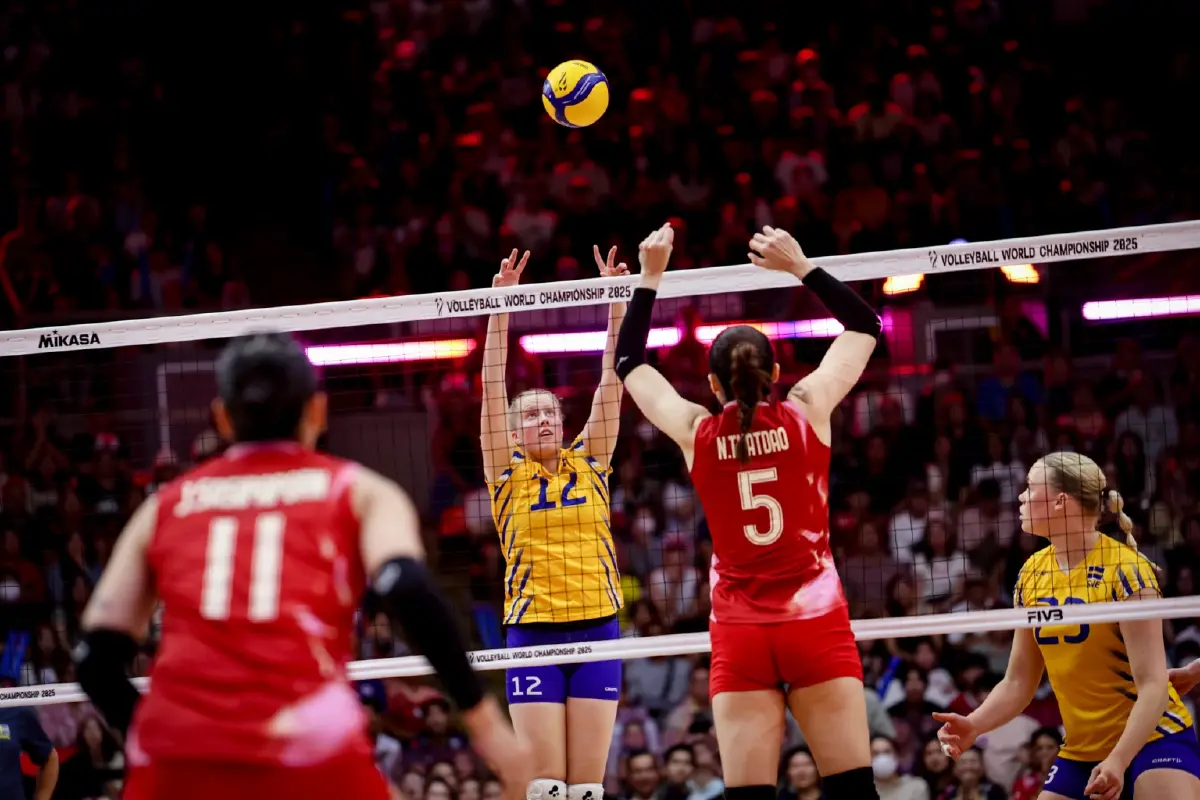 สาวไทยโชว์ฟอร์มดุ ชนะ สวีเดน 3-0 เซต ลุ้นแชมป์กลุ่มกับเนเธอร์แลนด์