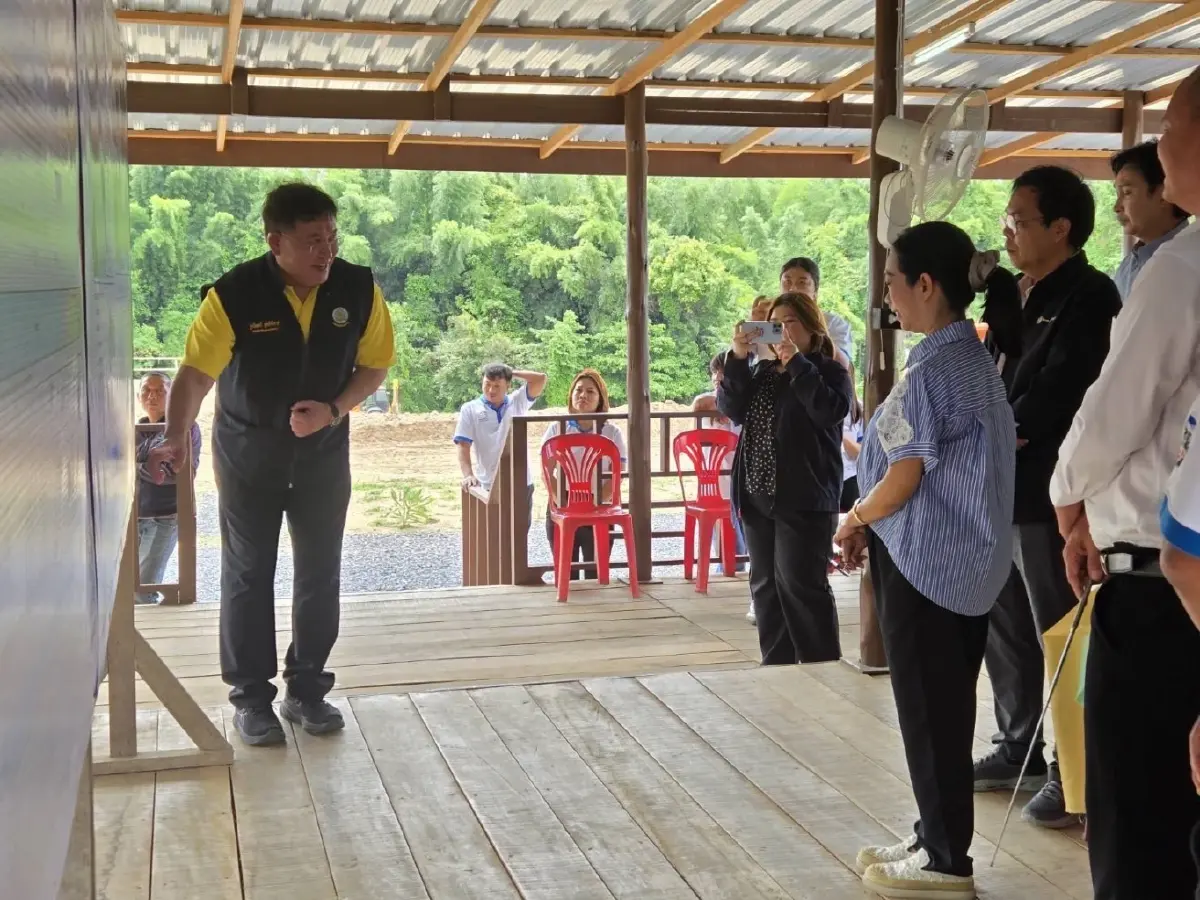 ฐนันดร์ สุทธิพิศาล ติดตามความคืบหน้า งานพัฒนาแหล่งน้ำเมืองราชบุรี - กาญจนบุรี