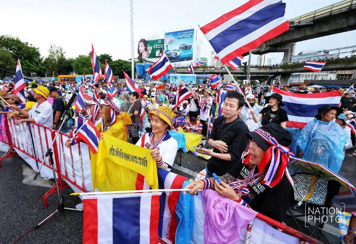 จับตา! การเมืองร้อน อนุสาวรีย์ชัยฯ ม็อบรวมพลังแผ่นดินฯ ชุมนุมใหญ่