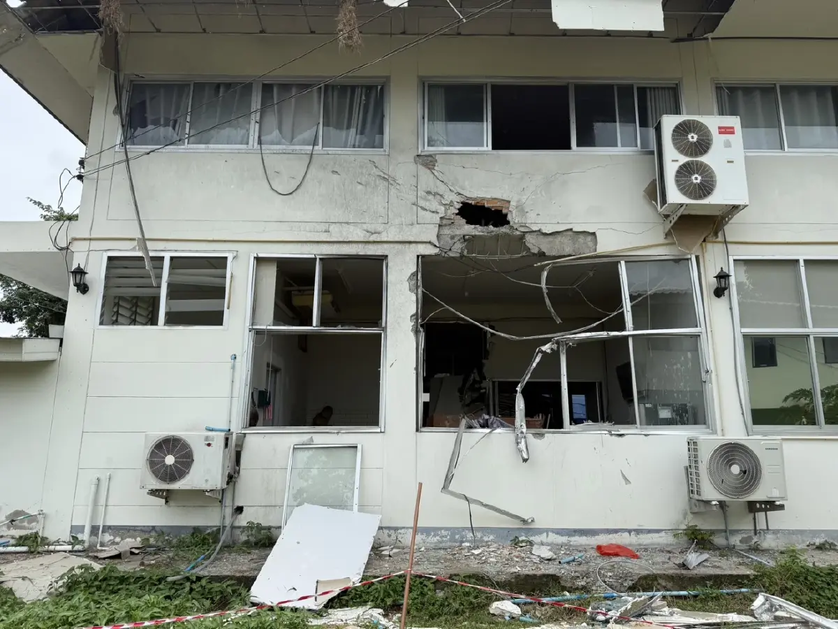 คณะ ICRC ลงพื้นที่ดูความเสียหายกัมพูชาโจมตีพลเรือนไทย ตามอนุสัญญาเจนีวา