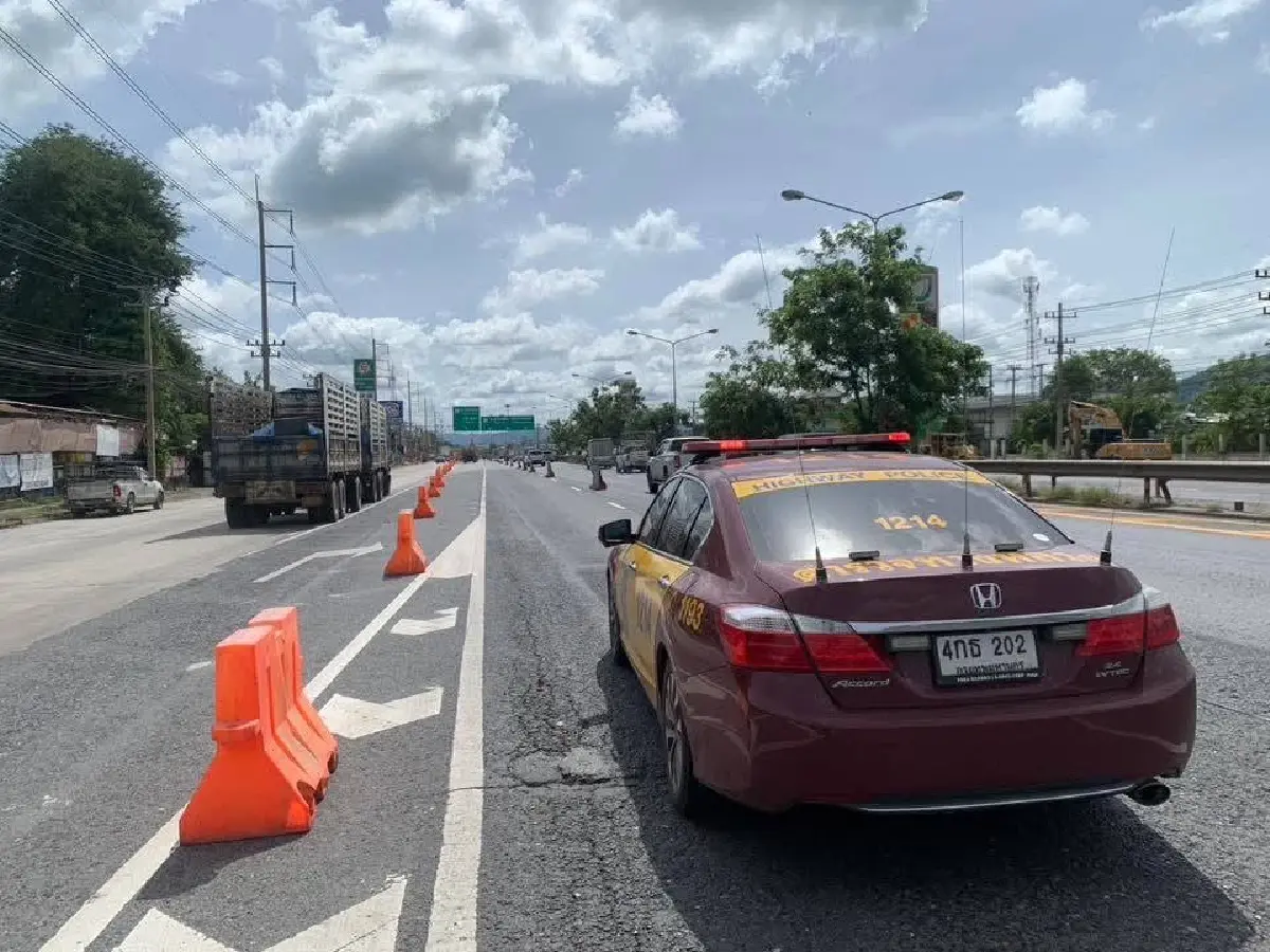 เป็นเรื่อง เดินทางไปอีสาน เช็ก ปิดถนนมิตรภาพ 15 วัน ขาออก กทม. 1 ช่อง