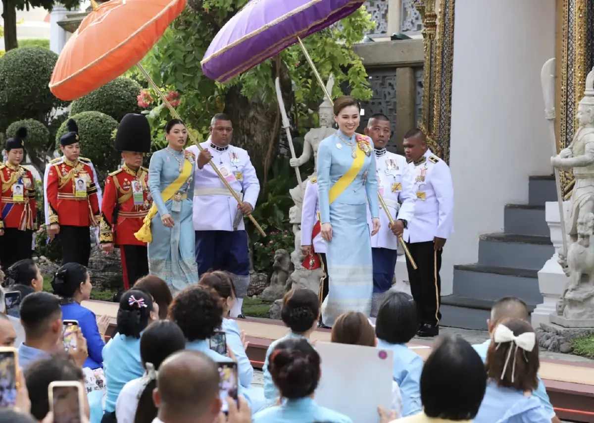 พระราชินี เสด็จฯ พระราชพิธีเฉลิมพระชนมพรรษา 'สมเด็จพระพันปีหลวง'