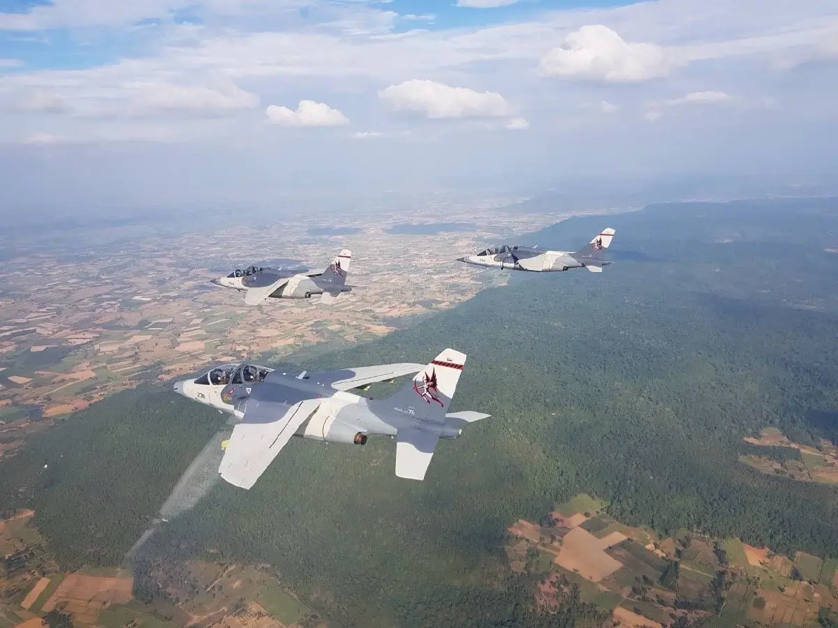 ทอ. ลั่นเครื่องบินโจมตี Alpha Jet พร้อมรบศัตรูรุกรานน่านฟ้าไทย