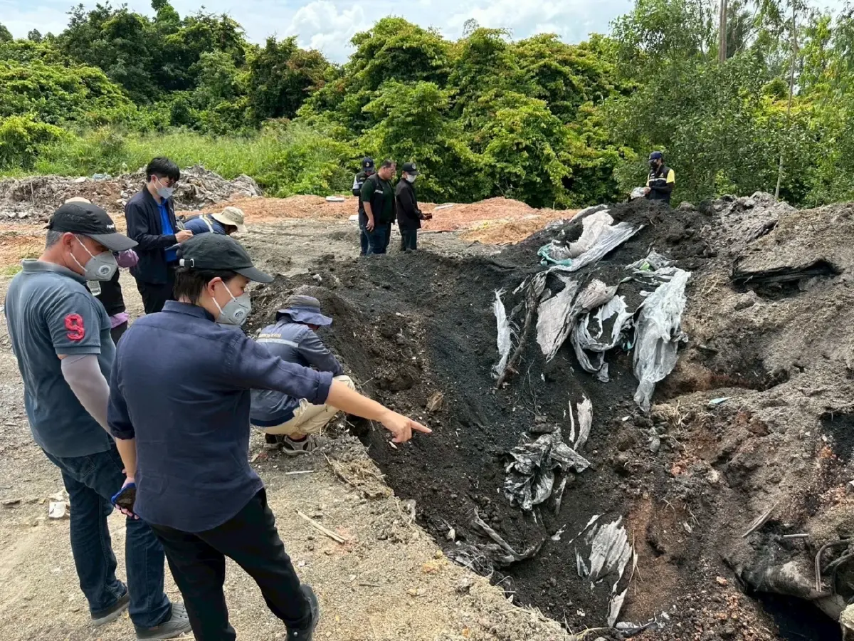 'เอกนัฏ' ส่งสุดซอยขยายผลเครือข่ายฝังกลบขยะพิษจ่อส่งดีเอสไอฟัน