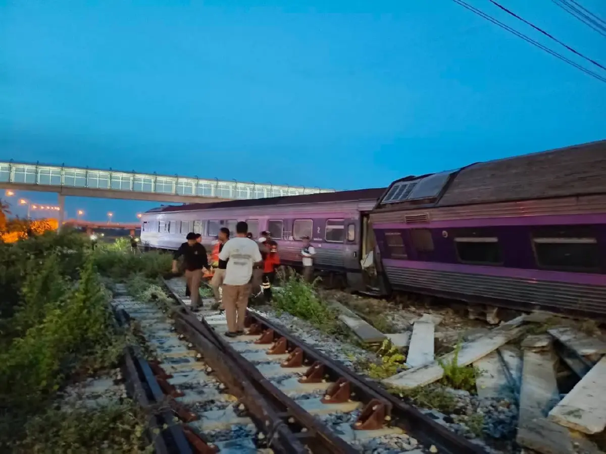 คืบหน้า รถไฟตกราง ข.38 (สุไหงโก-ลก - กรุงเทพอภิวัฒน์) บาดเจ็บอื้อ