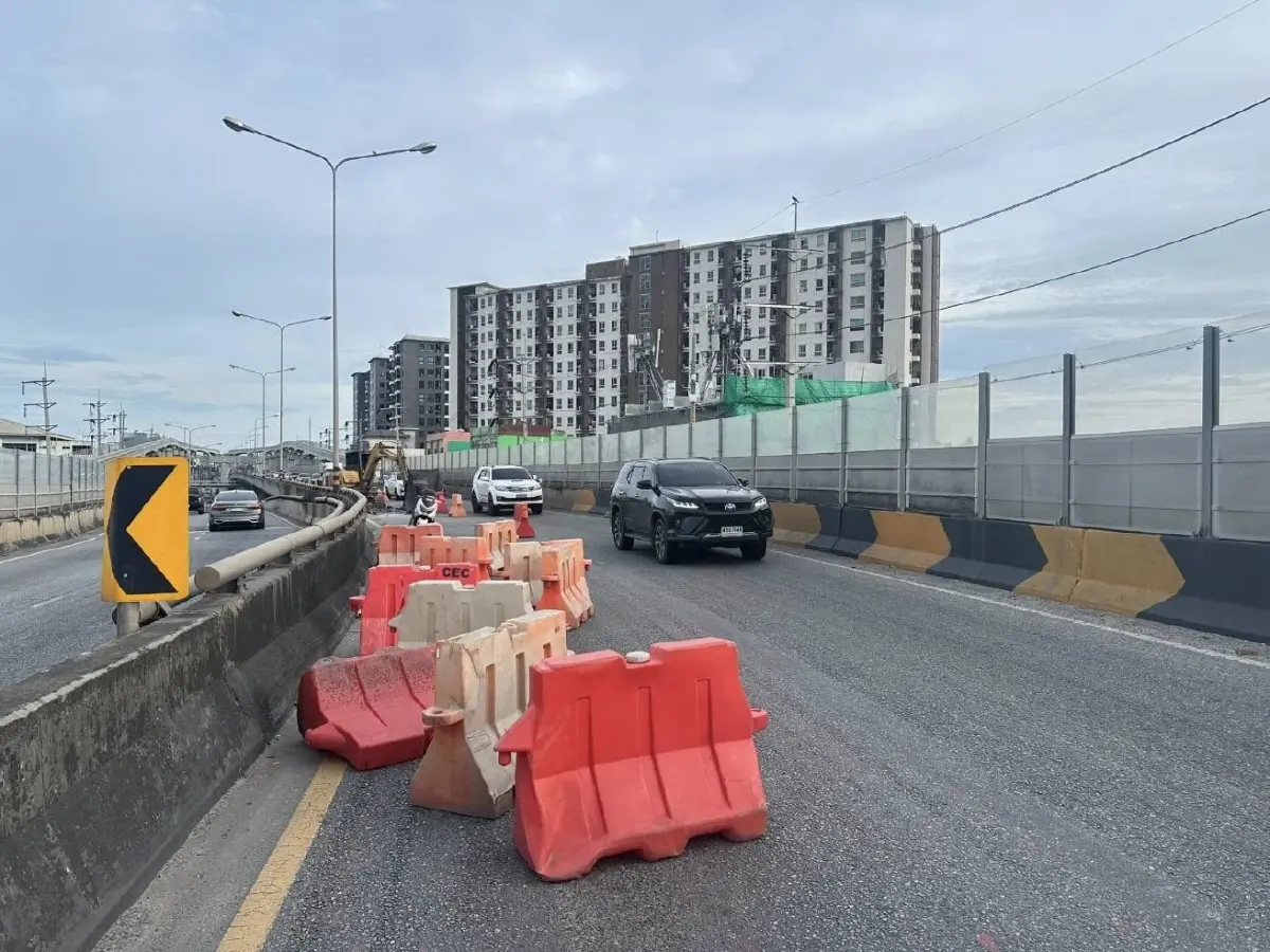 งานเข้า ปิดถนนแจ้งวัฒนะ 16 วัน เบี่ยงจราจร สะพานข้ามวงเวียนบางเขน