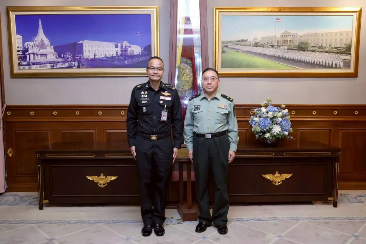 ปลัด กห. ต้อนรับ ผู้ช่วยทูตทหารจีน คนใหม่ ชู 50 ปี  ปีทองแห่งมิตรภาพไทย-จีน