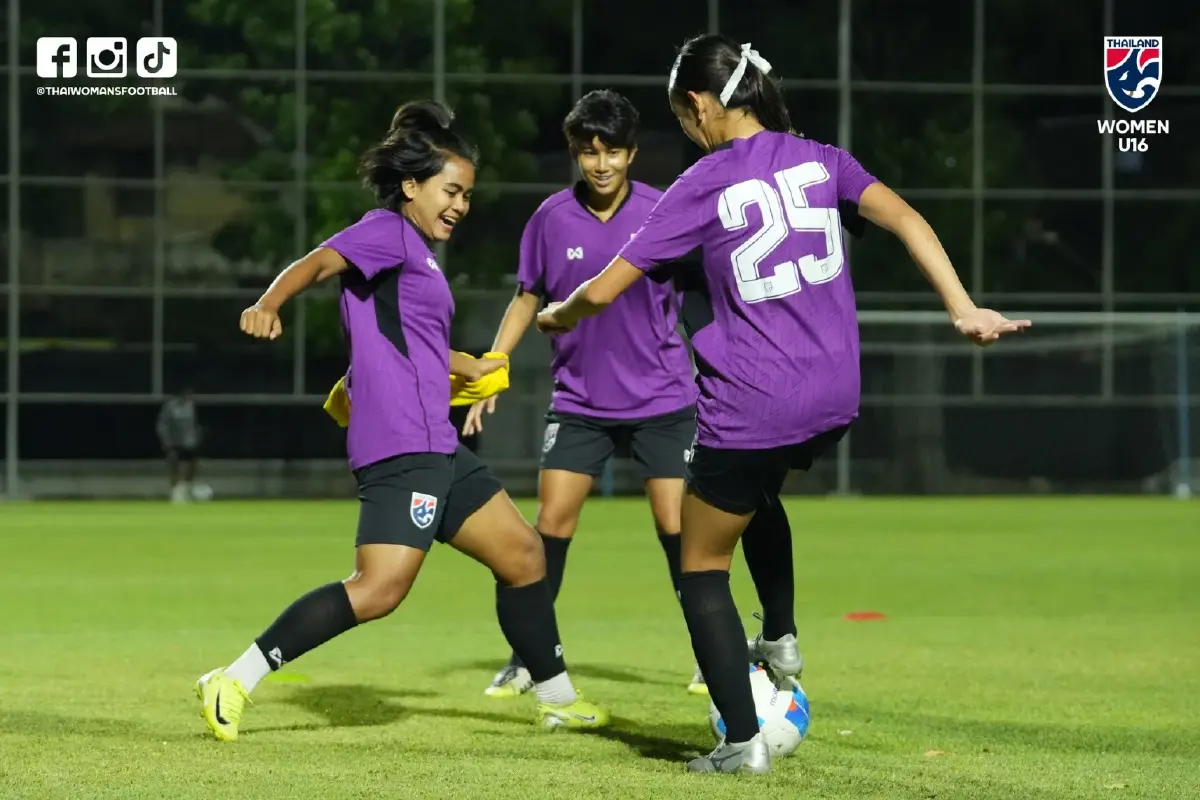 ถ่ายทอดสดฟุตบอลหญิง U16 ไทย พบ ออสเตรเลีย ดูบอลสด ชิงแชมป์อาเซียน