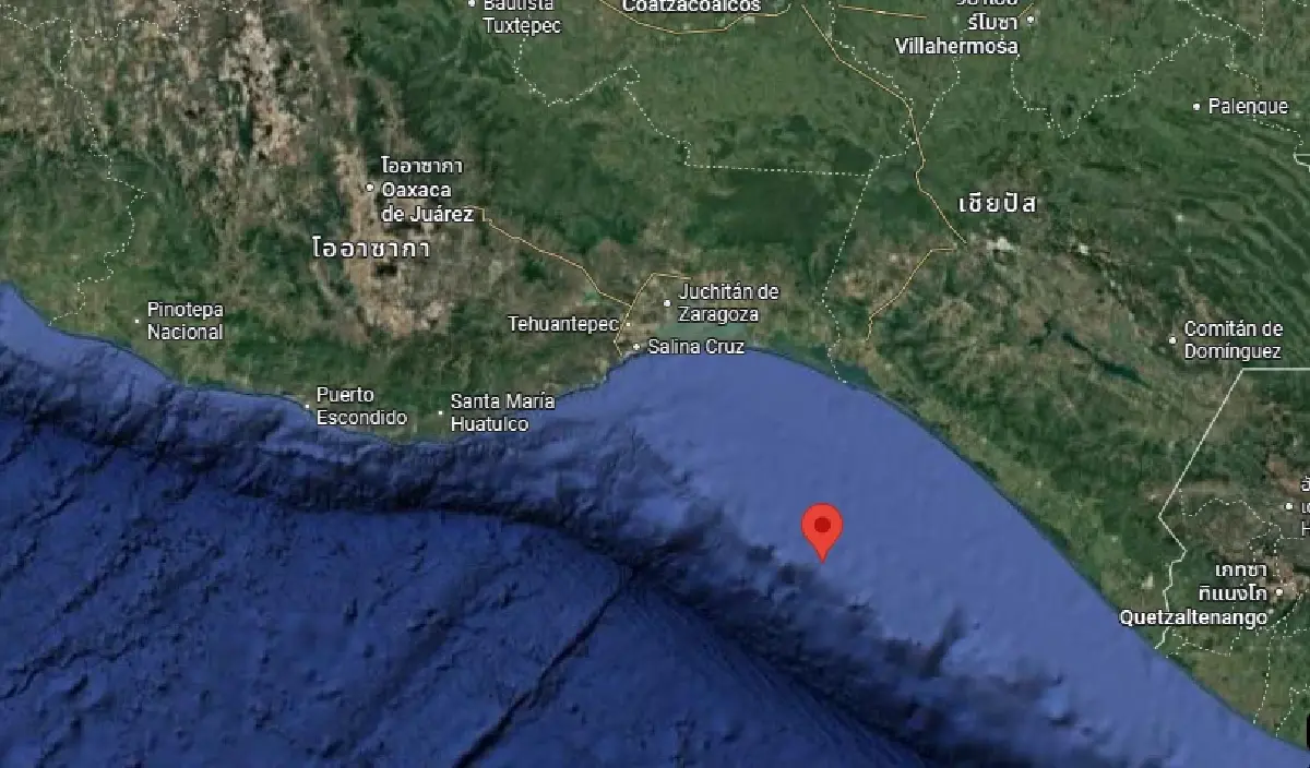 เม็กซิโกสั่นสะเทือนอีกครั้ง แผ่นดินไหวขนาด 6.0 ชายฝั่งโออาซากา
