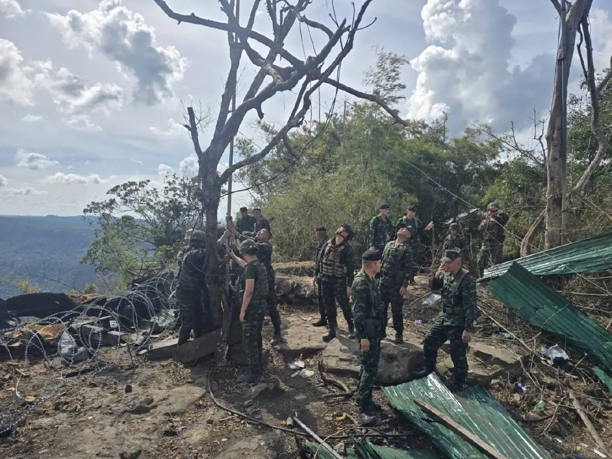 มทภ.2 ตรวจเยี่ยมภูมะเขือ ย้ำกำลังพล ไม่ประมาท ปกป้องอธิปไตย