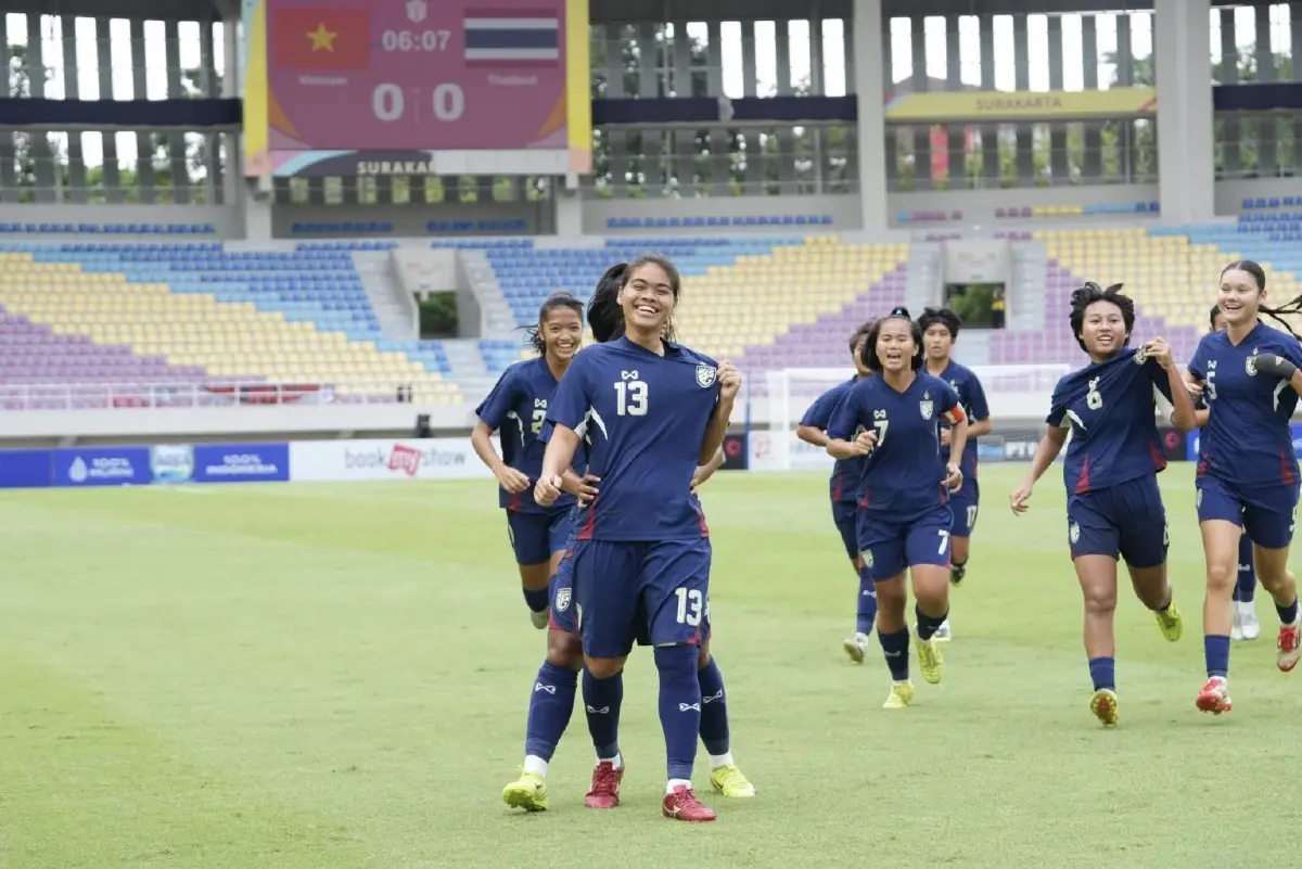 ถ่ายทอดสดฟุตบอลหญิง U16 ไทย พบ ออสเตรเลีย ดูบอลสด ชิงแชมป์อาเซียน