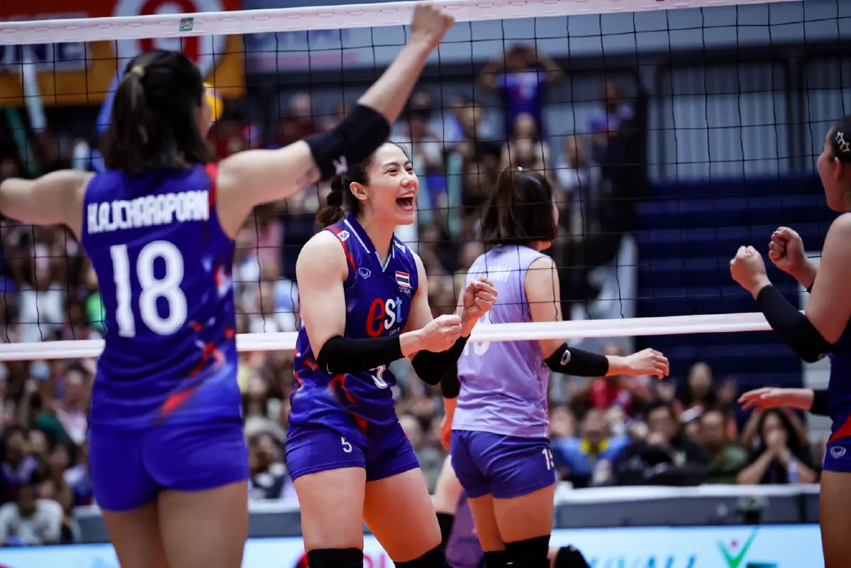 ถ่ายทอดสดวอลเลย์บอลหญิง ทีมชาติไทย พบ อินโดนีเซีย SEA V League 2025