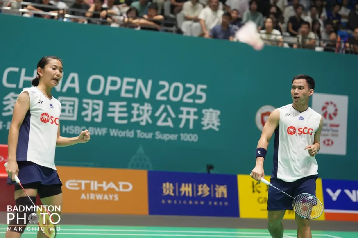 ผลแบดมินตันวันนี้ ทีมชาติไทย บาส-เฟม ชนะ สิงคโปร์ ชิงแชมป์โลก 2025