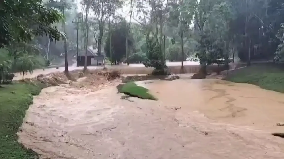 อิทธิพล พายุคาจิกิ ฝนตกหนัก น้ำป่าหลากท่วม อุทยานแห่งชาติแม่จริม