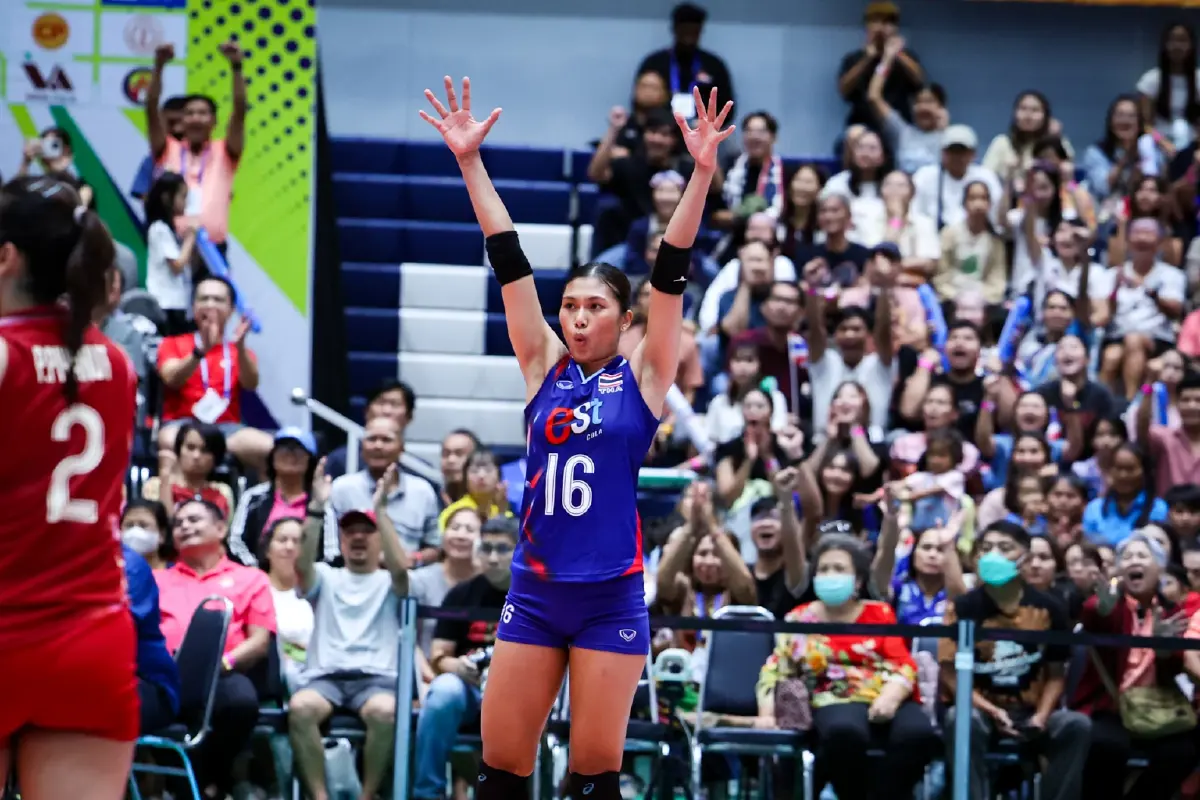 ถ่ายทอดสดวอลเลย์บอลหญิง ทีมชาติไทย พบ อินโดนีเซีย SEA V League 2025