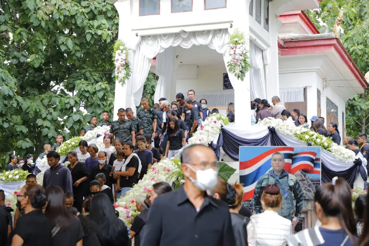 พระราชทานเพลิงศพ 'พลทหาร พิทยุตม์' ทหารกล้าพิทักษ์ชายแดนไทย-กัมพูชา