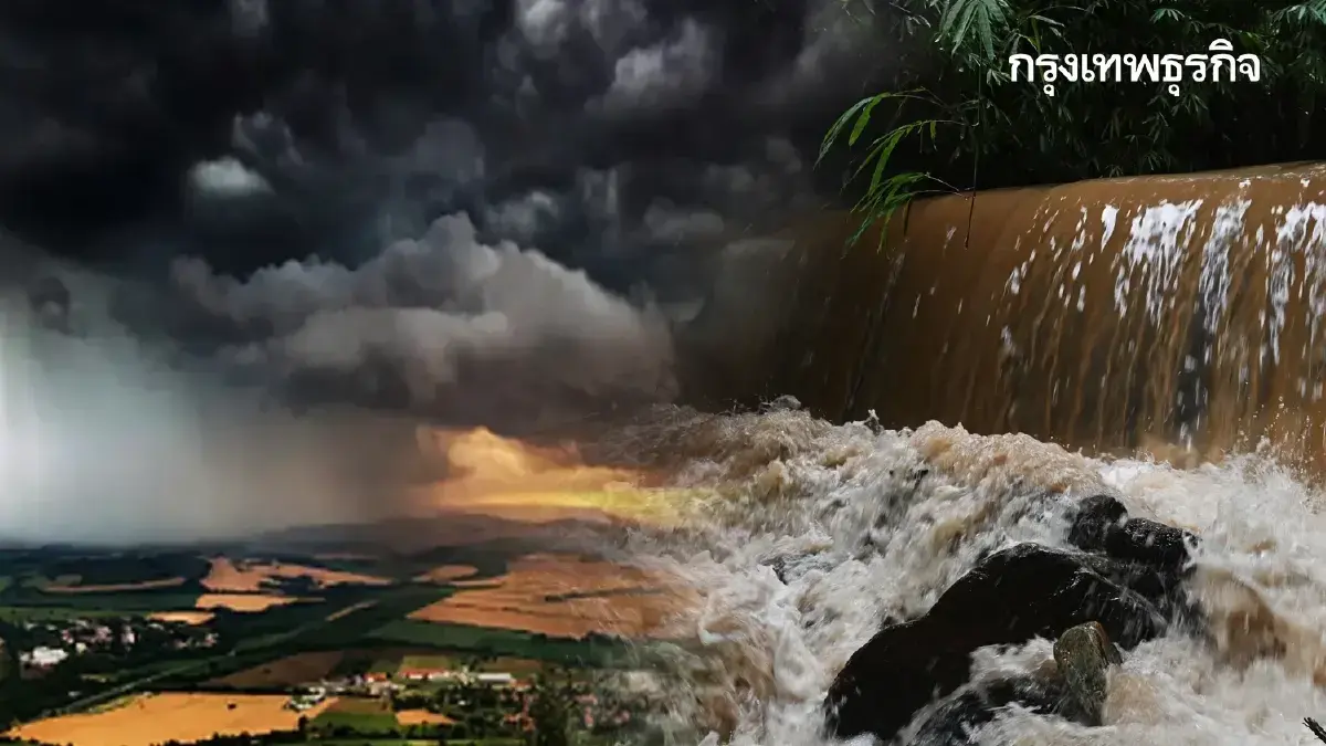 อุตุฯ เตือนมรสุม หย่อมความกดอากาศต่ำ ทั่วไทยฝนตกหนัก 70% รวม กทม.