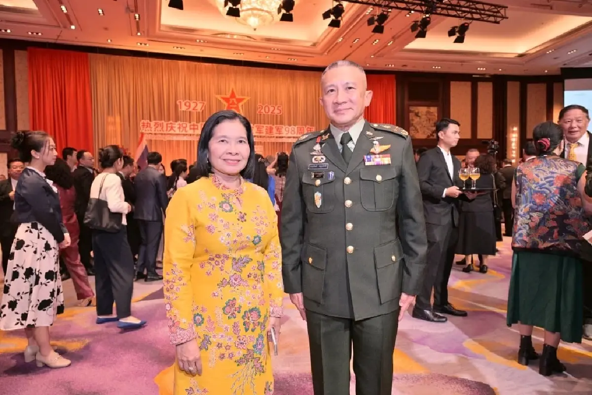 ไทยแห่ร่วมงาน ครบ 98 ปี กองทัพปลดแอกประชาชนจีน สัมพันธ์แน่นแฟ้น