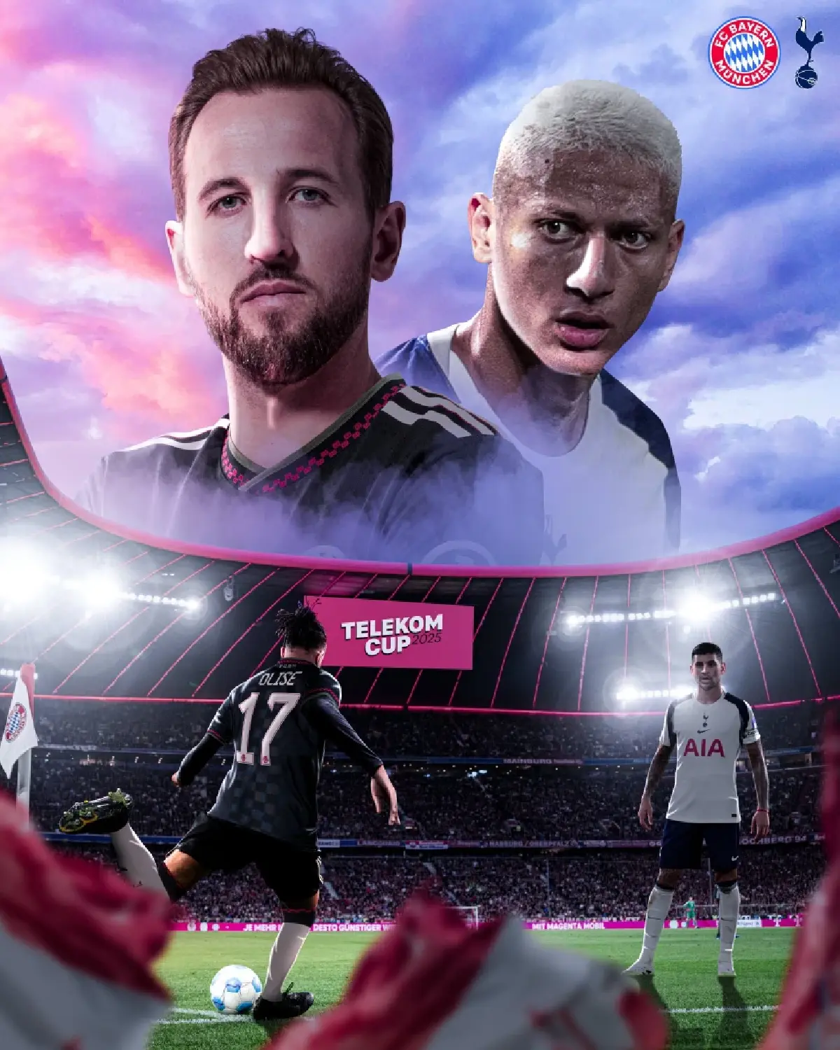 ถ่ายทอดสด 'บาเยิร์น มิวนิค พบ สเปอร์ส' ดูบอลสด เกมใหญ่นัดอุ่นเครื่อง