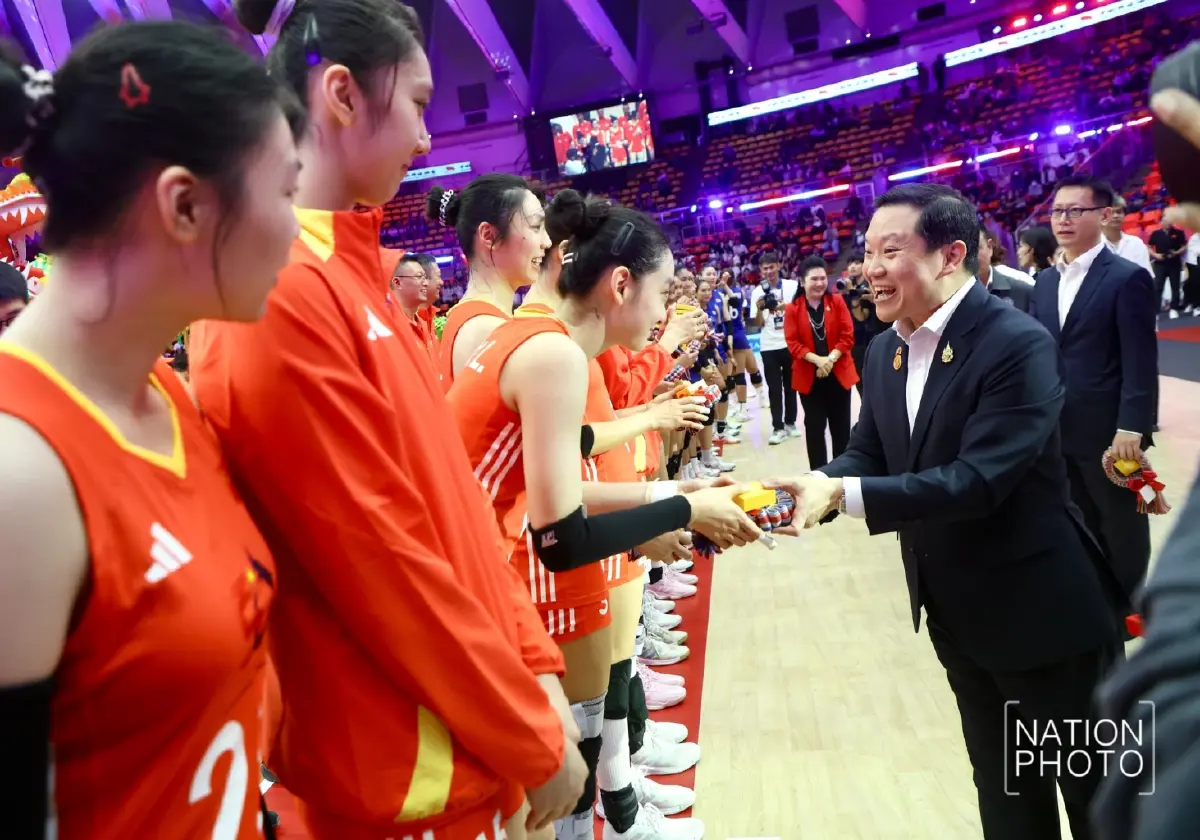 ชื่นมื่น! วอลเลย์บอลหญิงไทย พ่าย จีน 0-3 เซต เกมกระชับมิตรฉลอง 50 ปี