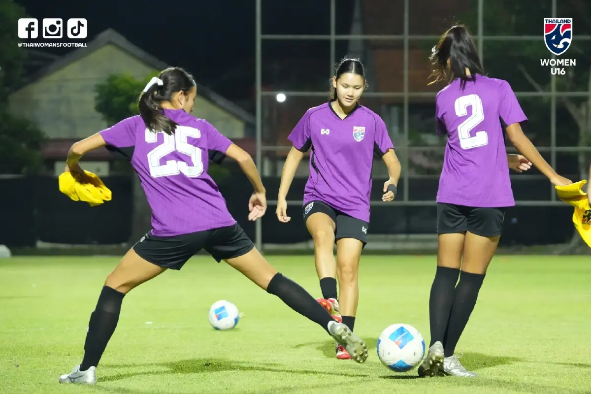 ถ่ายทอดสดฟุตบอลหญิง U16 ไทย พบ ออสเตรเลีย ดูบอลสด ชิงแชมป์อาเซียน