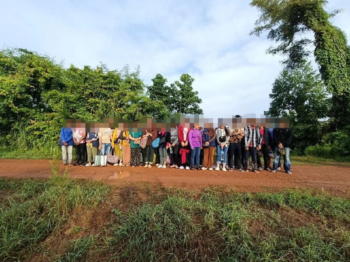 รัฐบาลกัมพูชาไม่เหลียวแล! รวบ 38 ชีวิต เขมรลอบเข้าไทย หนีตายความอดอยาก