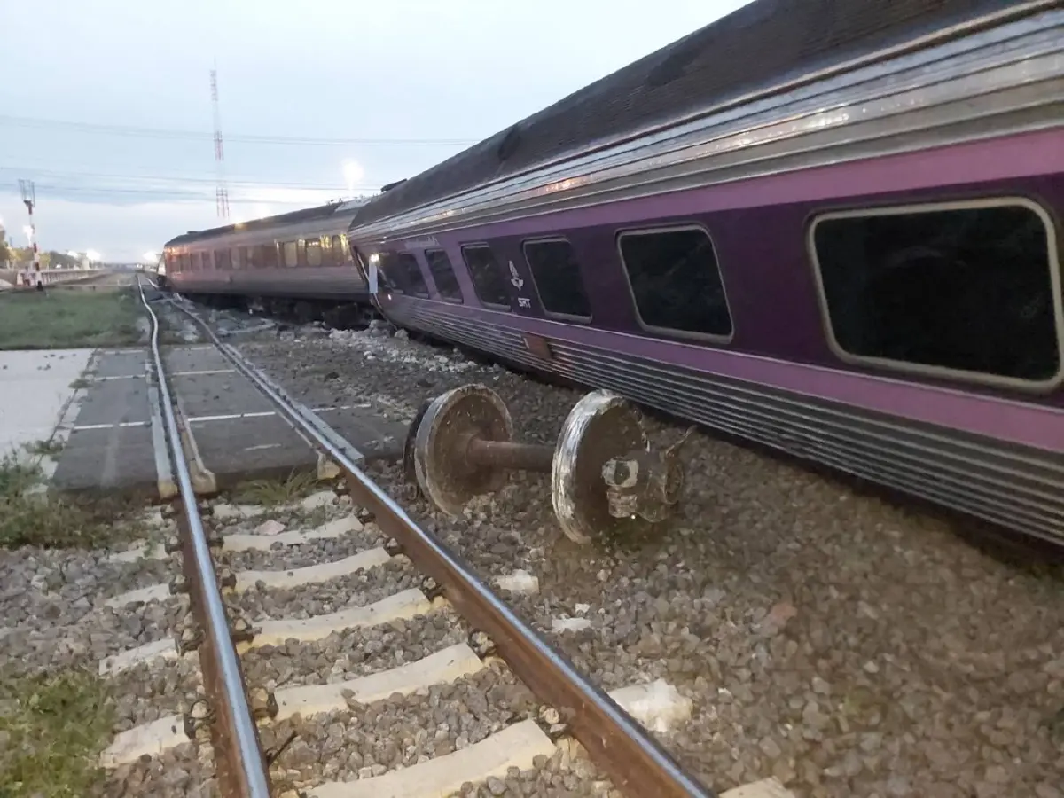 คืบหน้า รถไฟตกราง ข.38 (สุไหงโก-ลก - กรุงเทพอภิวัฒน์) บาดเจ็บอื้อ