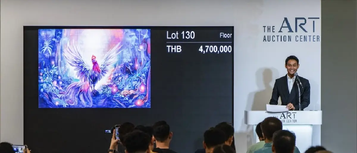 2 ภาพวาด 'สงครามส่งด่วน' เริ่มต้น 50,000 บาท ปิดประมูลหลักล้าน!