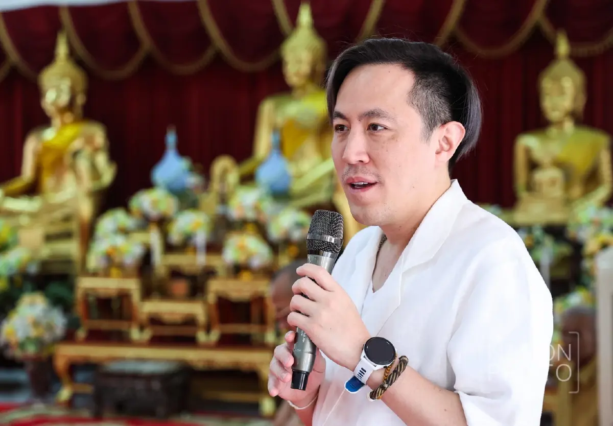 'ฉาย บุนนาค' นำทีมเนชั่น ทอดผ้าป่าสามัคคี สร้าง โกเมศไตรรัตนเจดีย์