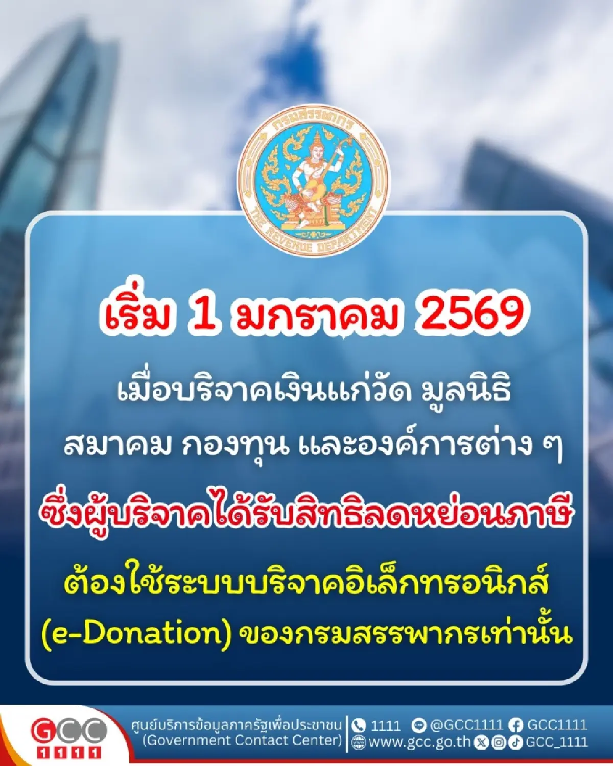 ไม่ง่ายแล้ว กฎใหม่ บริจาคเงินให้วัด ลดหย่อนภาษี ผ่าน e-Donation