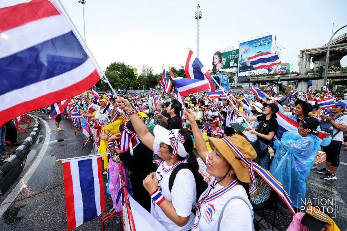 จับตา! การเมืองร้อน อนุสาวรีย์ชัยฯ ม็อบรวมพลังแผ่นดินฯ ชุมนุมใหญ่