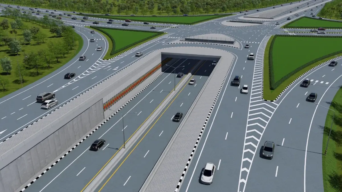 กรมทางหลวงชนบท เดินหน้าก่อสร้างทางแยกต่างระดับสันป่าตอง เชียงใหม่